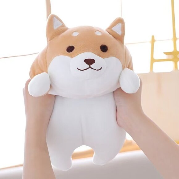 NEW :Stuffed Animal Shiba Inu Plush Toy Anime Corgi Kawaii Plush Dog Soft Pillow - Picture 1 of 8